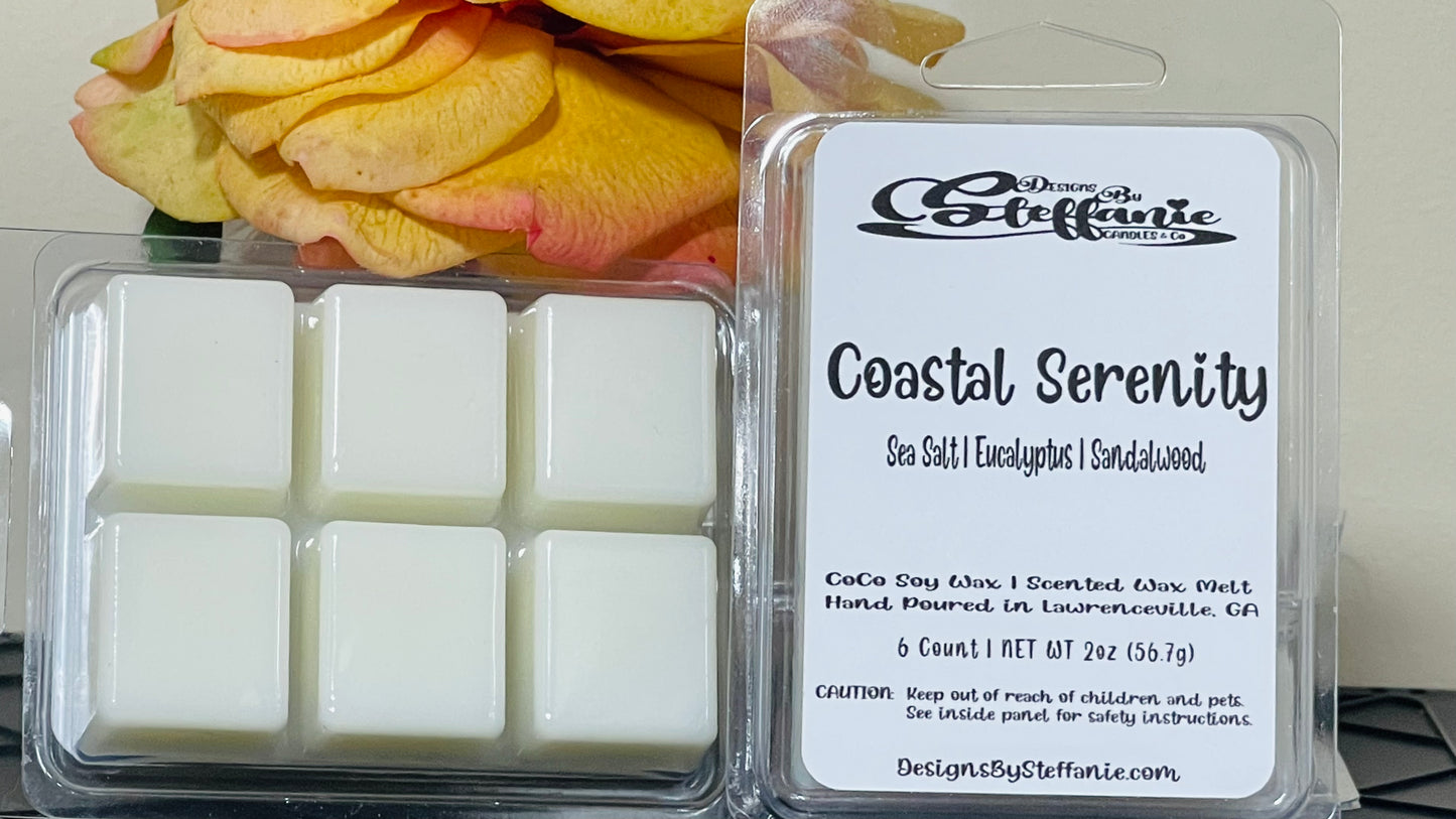 Coastal Serenity | Luxury Coconut Soy Wax Melt