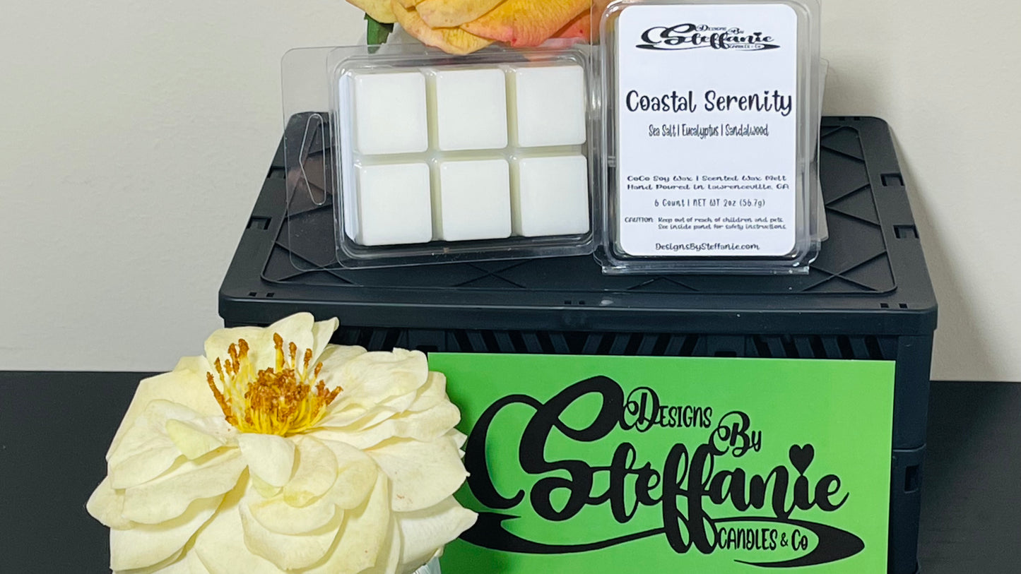 Coastal Serenity | Luxury Coconut Soy Wax Melt