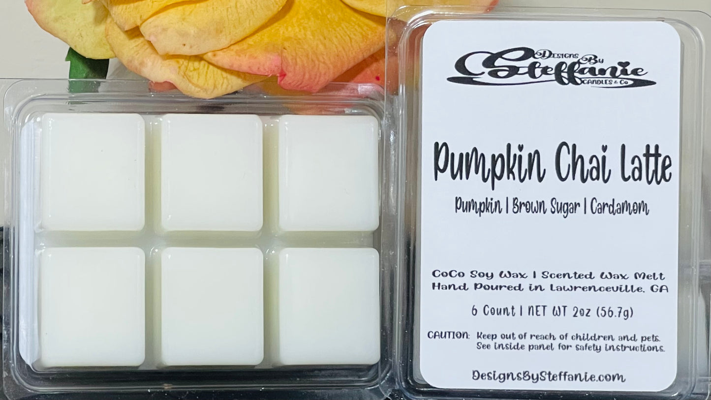 Pumpkin Chai Latte | Luxury Coconut Soy Wax Melt